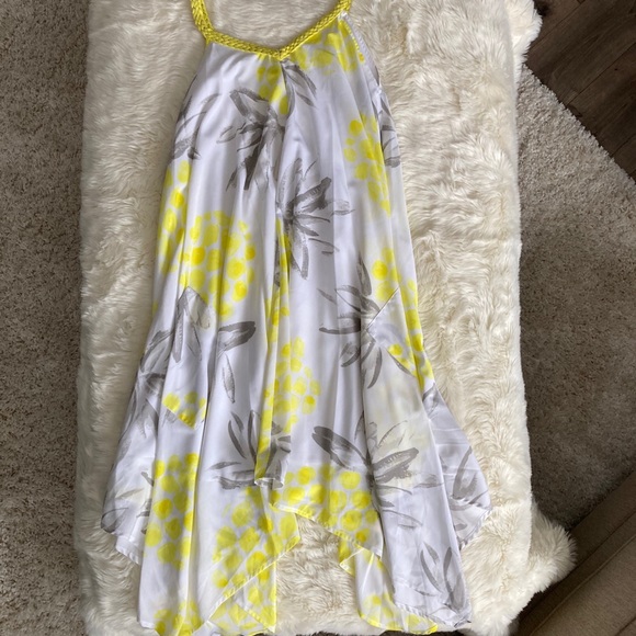 Asymmetrical Chiffon Dress - Picture 1 of 6